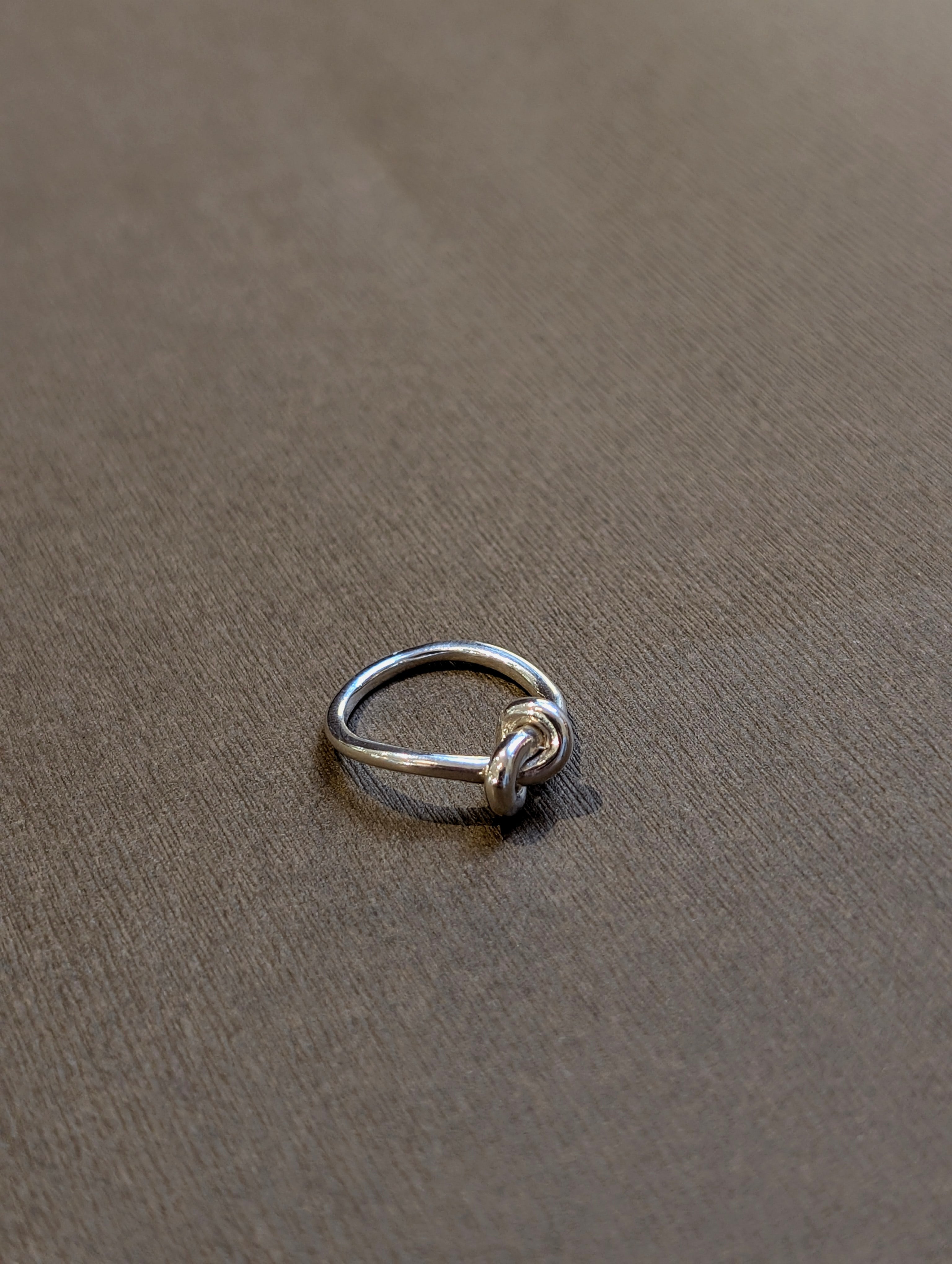 Knot 925 silver pinky ring