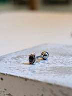 Beaded inlay stud Surgical Steel Piercing (1pc)
