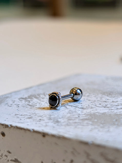 Beaded inlay stud Surgical Steel Piercing (1pc)
