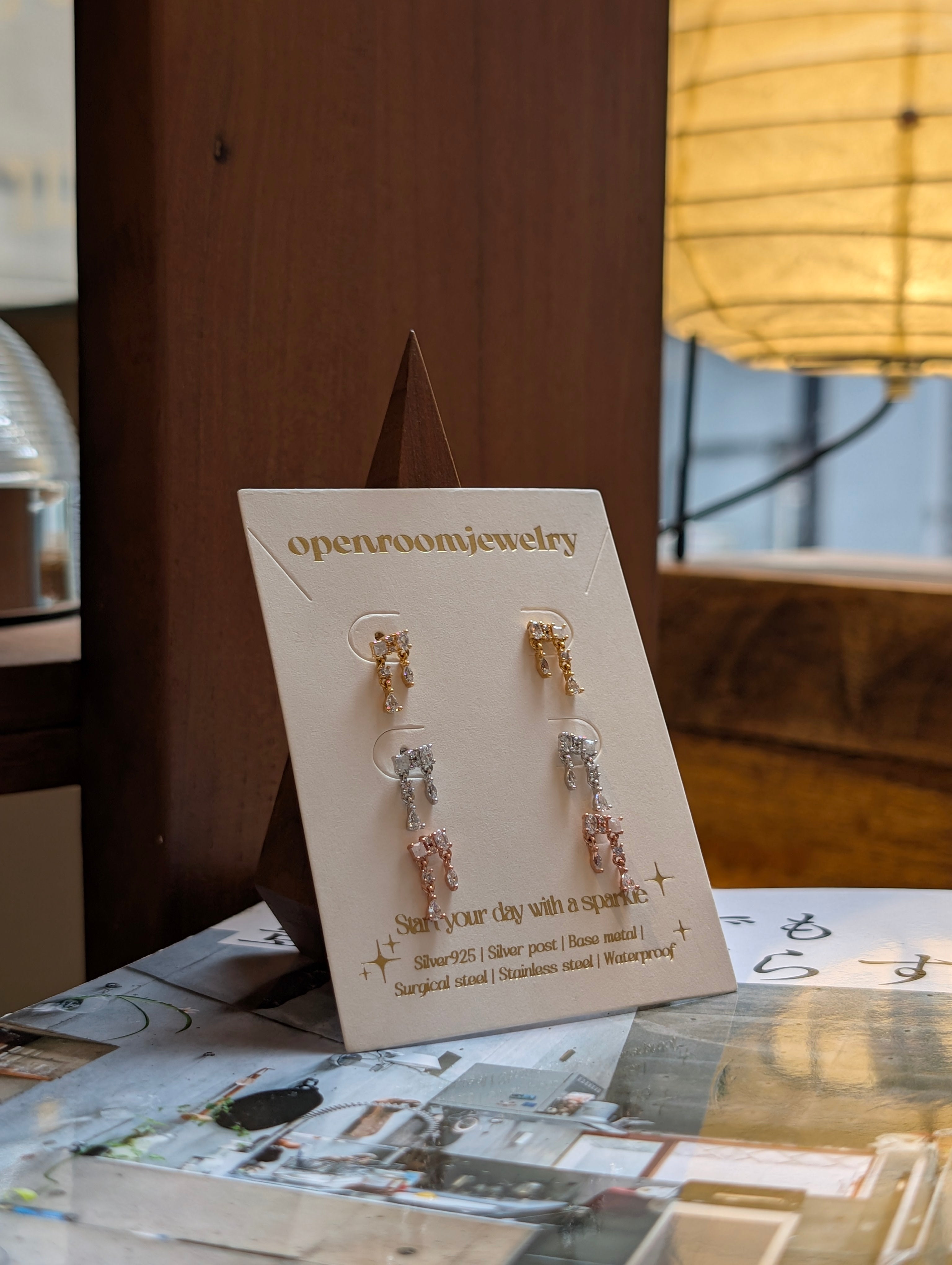 Lumia Droplet Stud 925 Silver Earrings