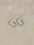 Mix tone earrings