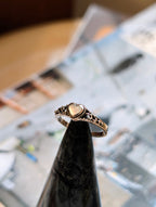 Heart 925 silver pinky ring