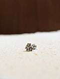 Triple Floral Stud Piercing Surgical Steel (1pc)