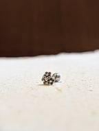 Triple Floral Stud Piercing Surgical Steel (1pc)