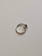 Pink mother pearl 925 silver ring