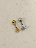 Starlight Burst Stud Surgical Steel Piercing Earring (1pc)