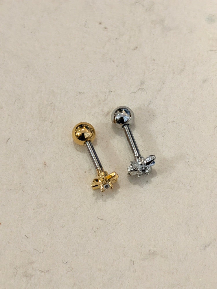 Starlight Burst Stud Surgical Steel Piercing Earring (1pc)
