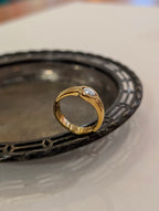 Nova pearl stainless steel ring