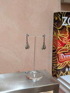 Drop waterdrop brass earrings