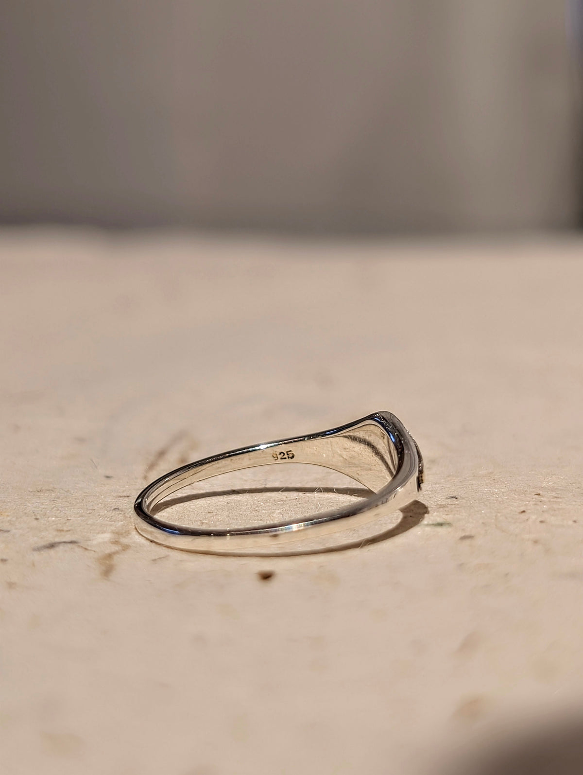 Abalone Geometric 925 Silver Ring