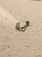 Twisted Wave Piercing Stud Surgical Steel Earring (1pc)