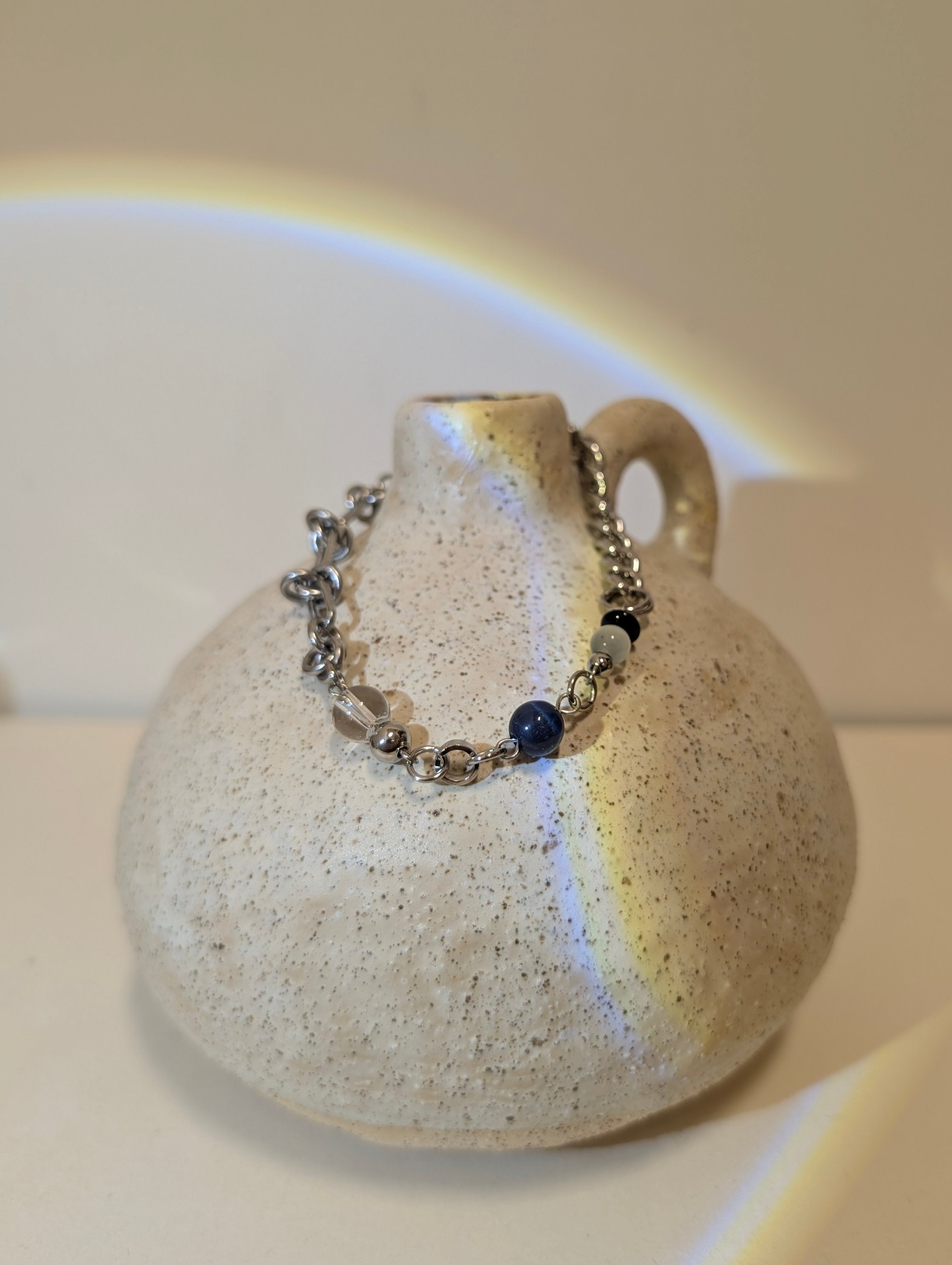 Paradigm Mixed-Link Stainless Steel Bracelet