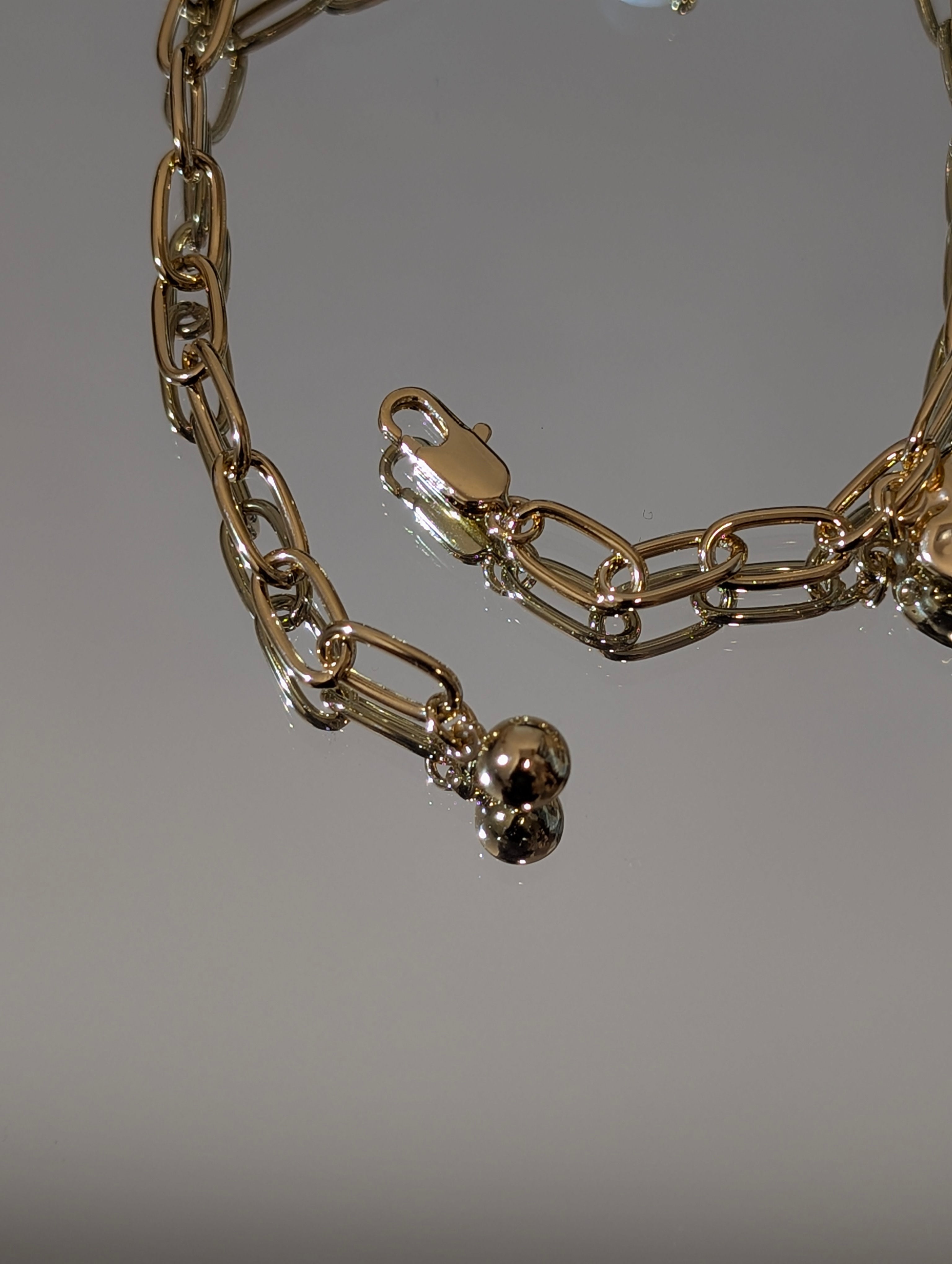 Celestial Tide Brass Bracelet