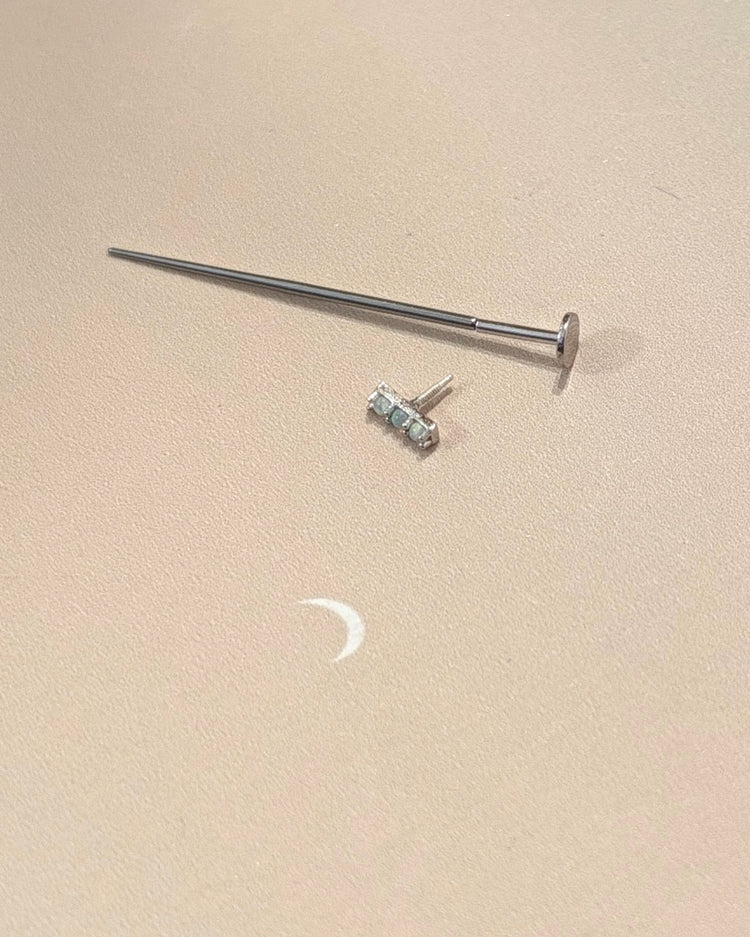 Threadless Stainless Steel Taper  16G / 18G