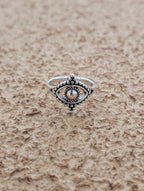 Mystic Evil Eye 925 Silver Ring