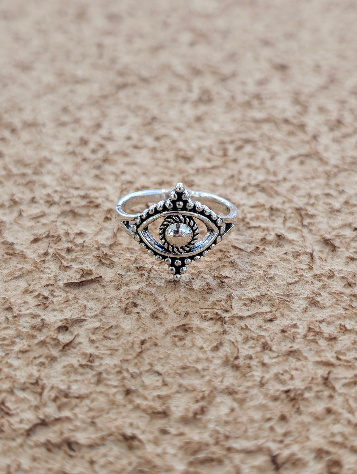 Mystic Evil Eye 925 Silver Ring