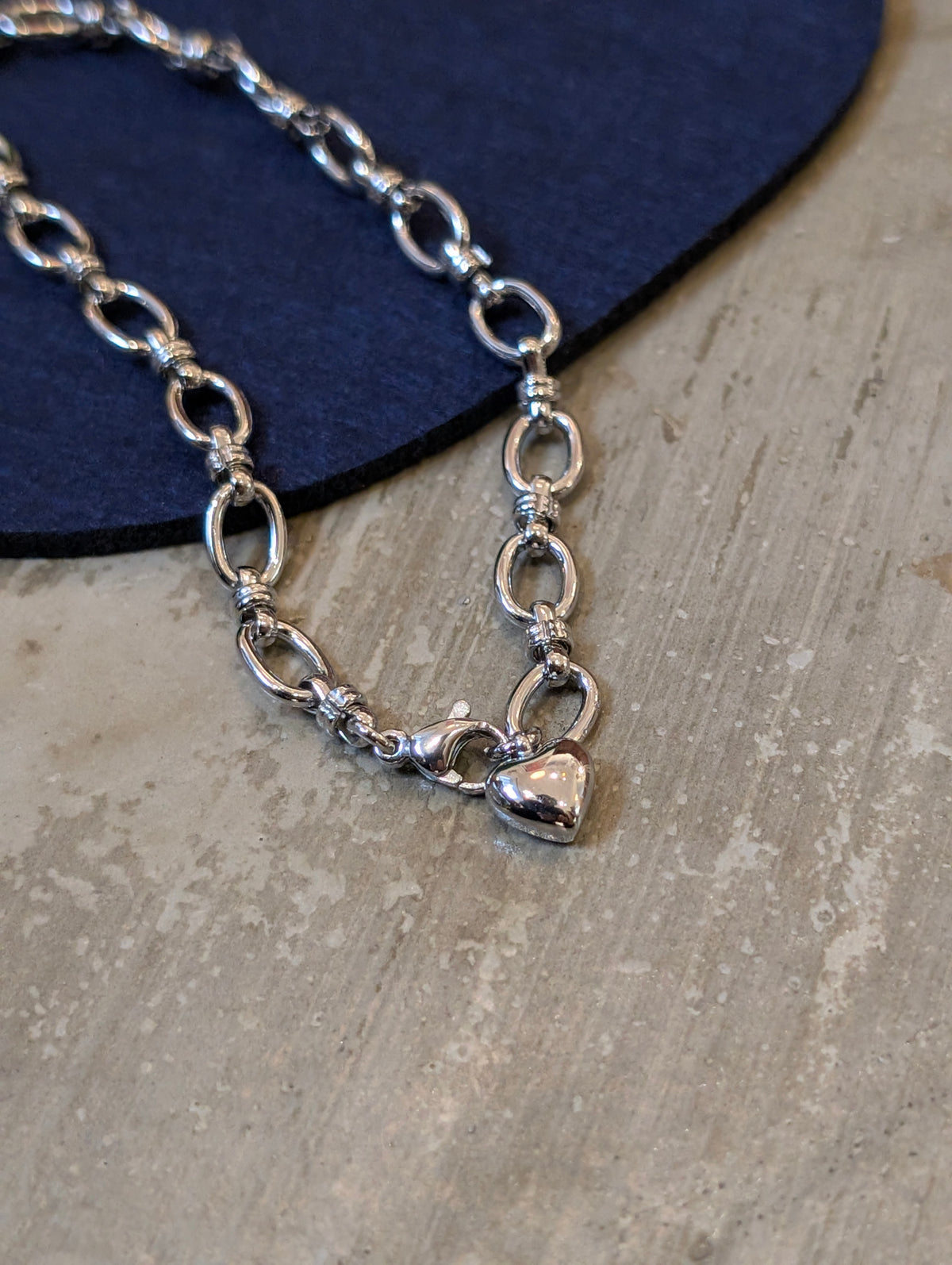Keepsake Heart Stainless Steel Bracelet
