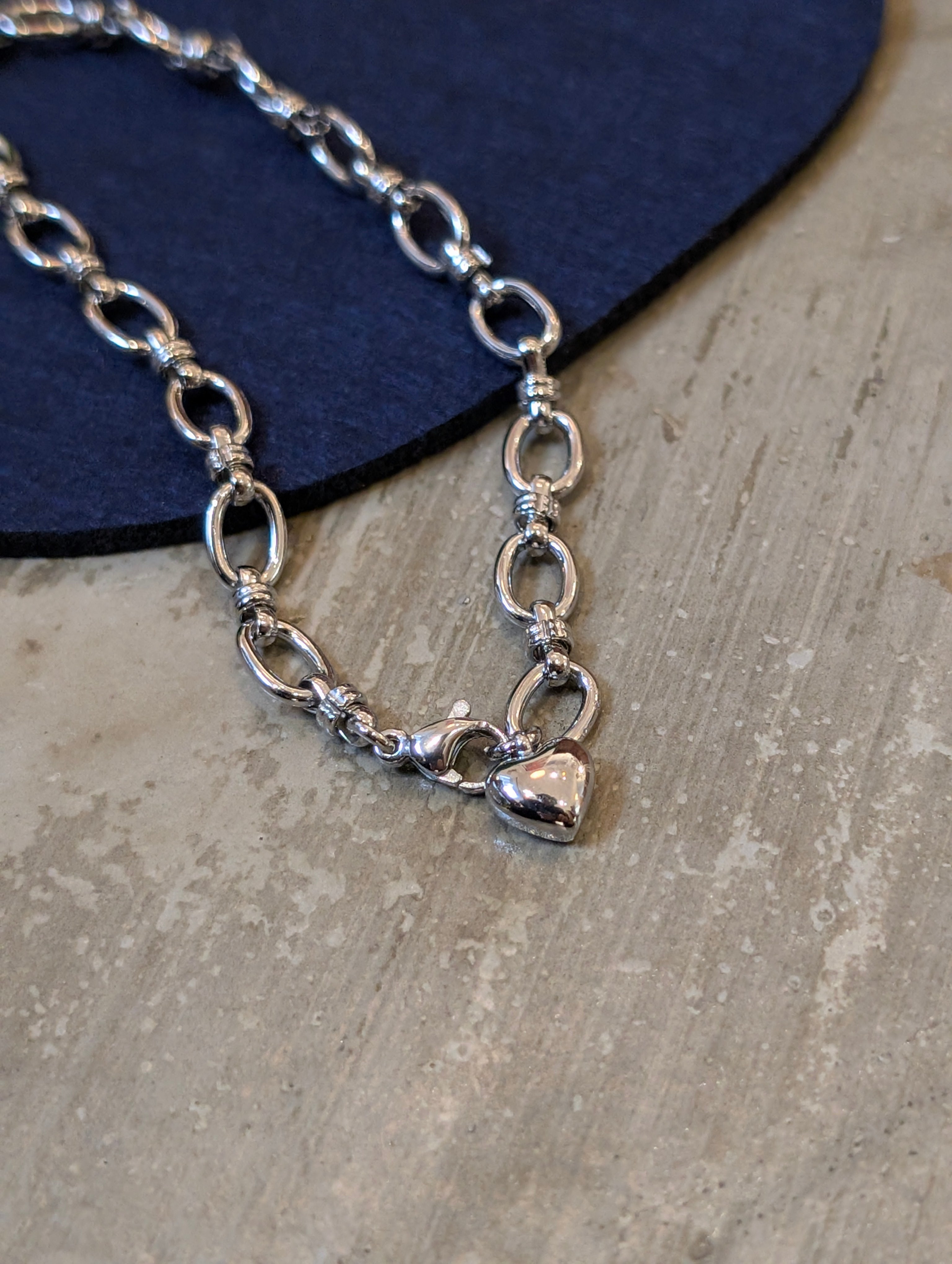 Keepsake Heart Stainless Steel Bracelet