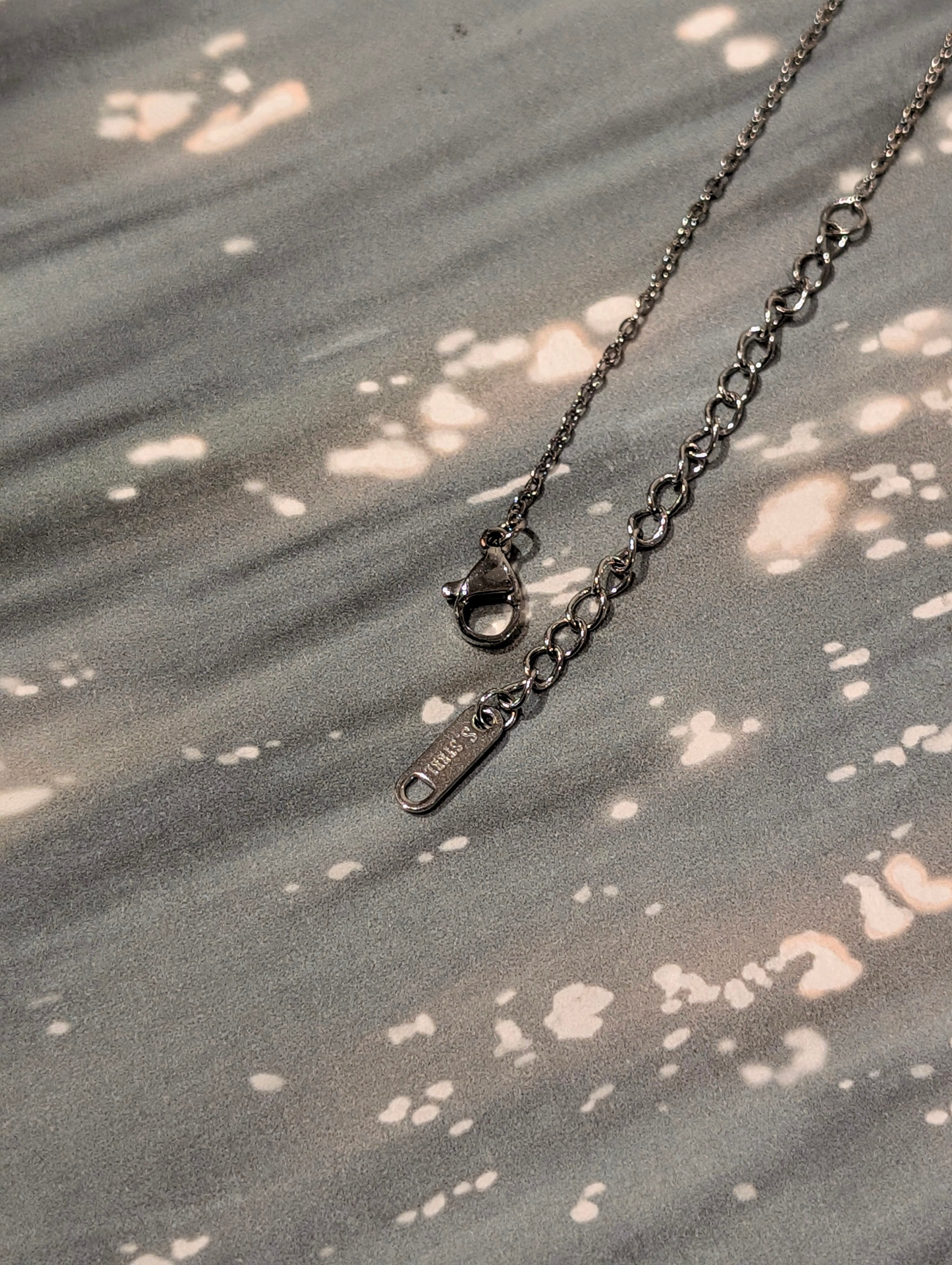 Evergreen stainless steel necklace