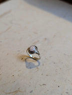 Oval Shell 925 Silver Ring