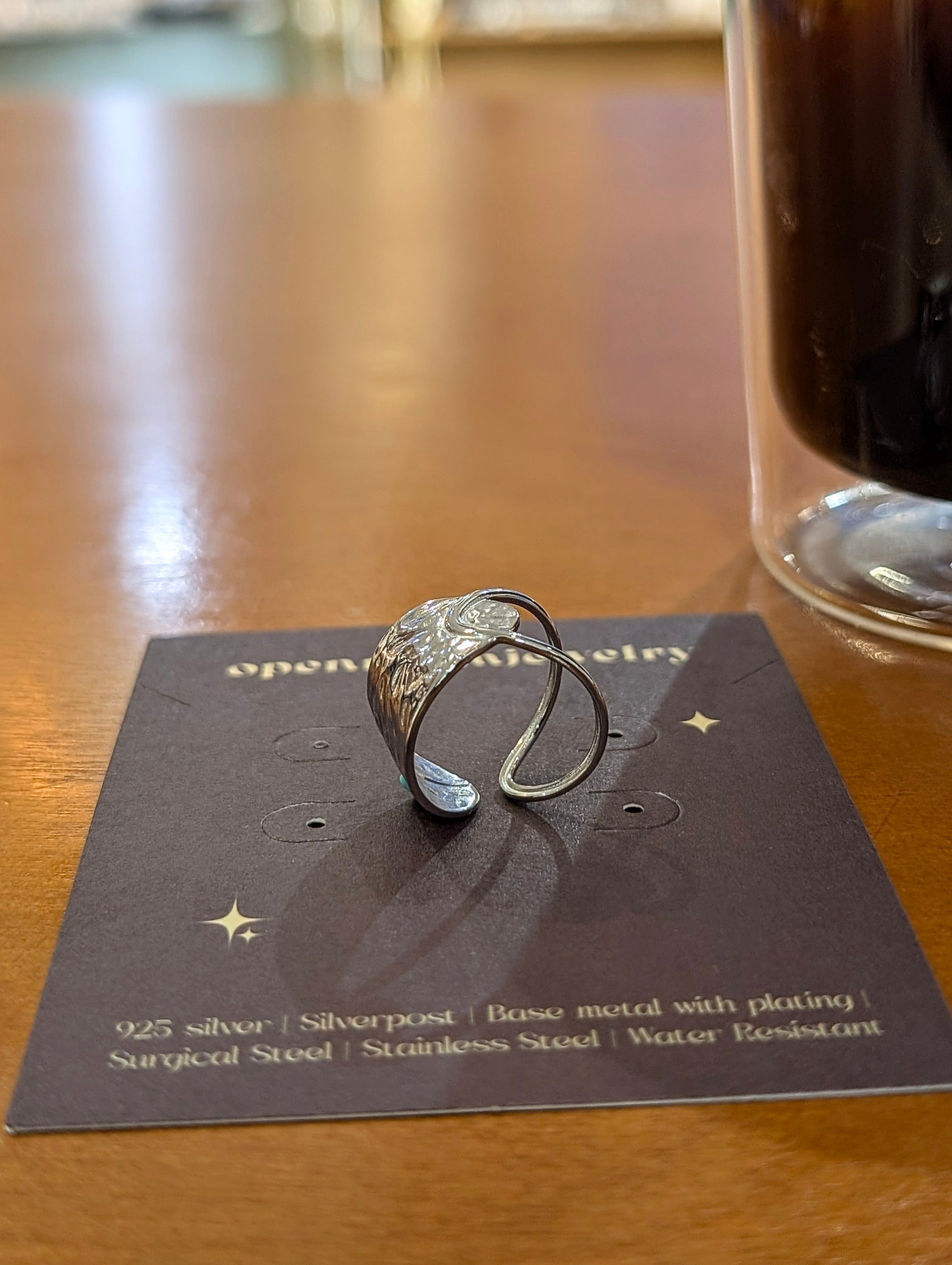 Falcrum stainless steel unisex ring
