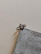 Pink mother pearl 925 silver ring