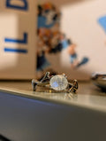Blue moonstone 925 silver ring