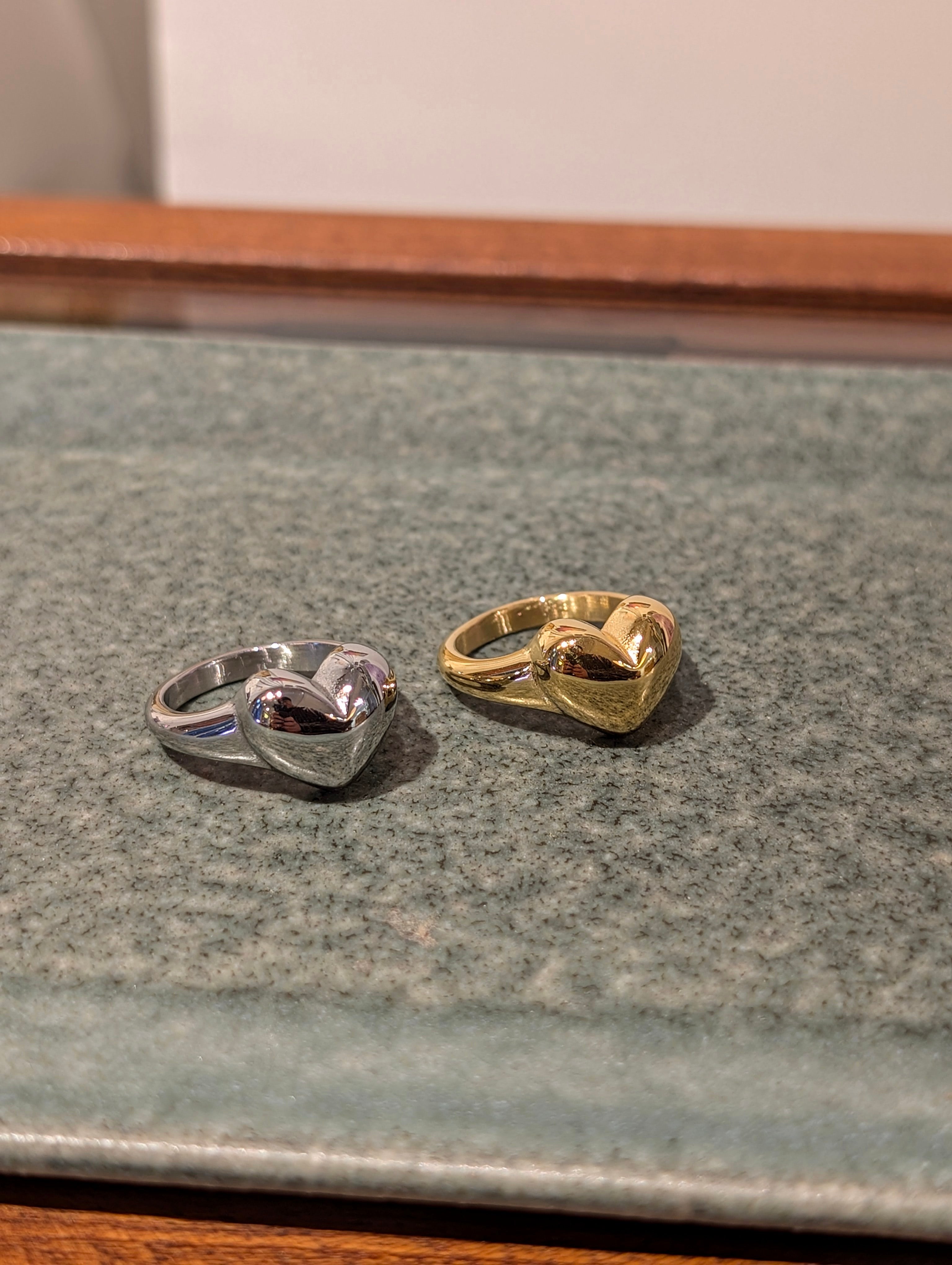 Everyday Heart Stainless Steel Ring