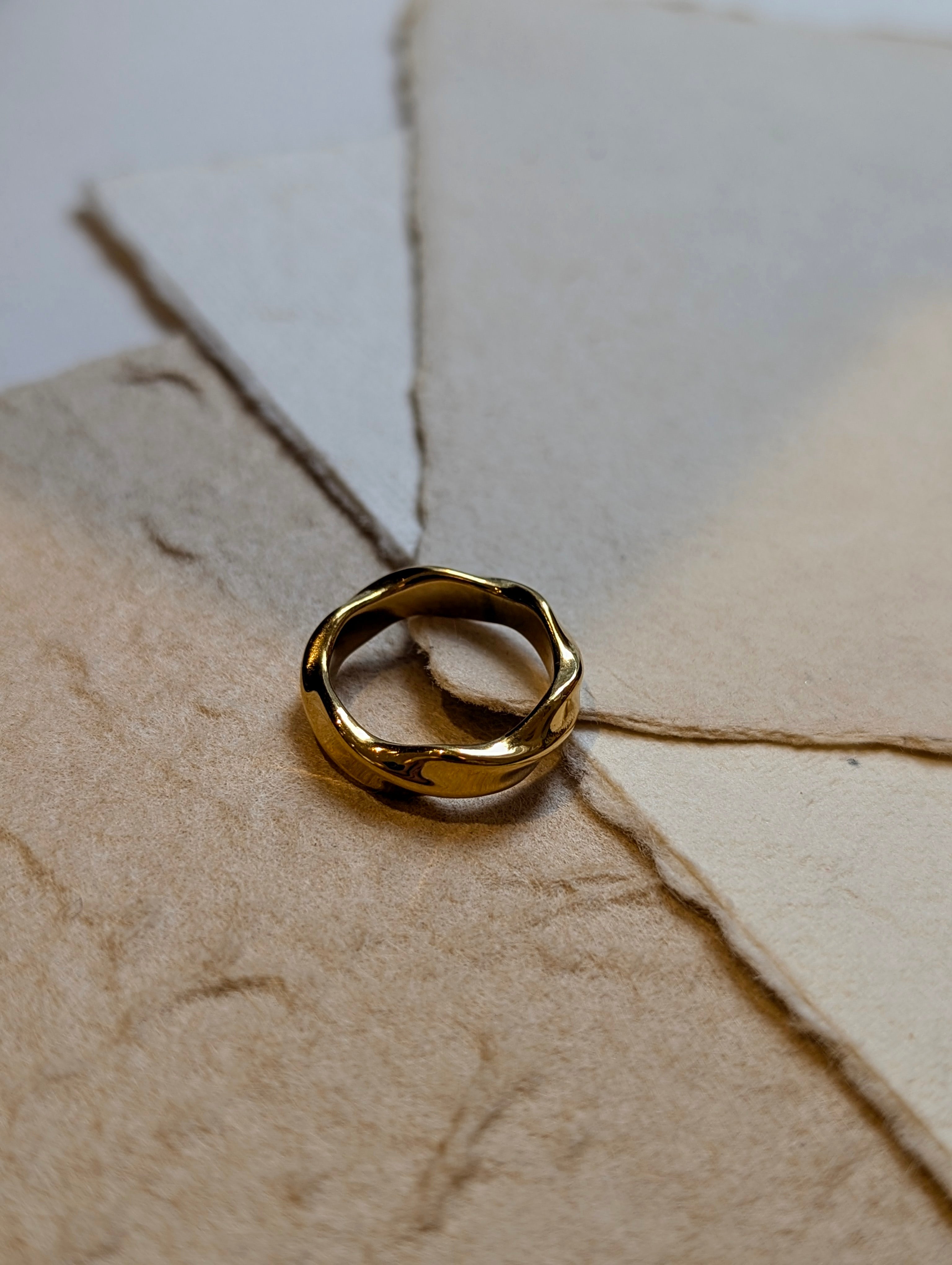 Unisex Stainless Steel Band Ring